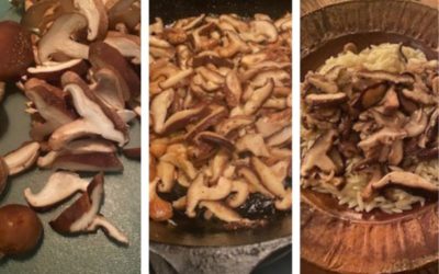Sauteed Mushrooms for Risotto or Orzo